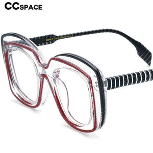 56319 Acetate Large Frame Optical Men Women Vintage Myopia Prescription Eyeglasses  Designer Handmade Eyewear