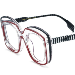 56319 Acetate Large Frame Optical Men Women Vintage Myopia Prescription Eyeglasses  Designer Handmade Eyewear