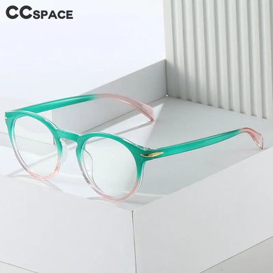 56357 Blue Light Blocking Computer Glasses Women Fashion Tr90 Frame Vintage Round Eyewear Anti Eyestrain Eyeglasses