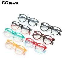 Load image into Gallery viewer, 56357 Blue Light Blocking Computer Glasses Women Fashion Tr90 Frame Vintage Round Eyewear Anti Eyestrain Eyeglasses