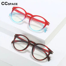 Load image into Gallery viewer, 56357 Blue Light Blocking Computer Glasses Women Fashion Tr90 Frame Vintage Round Eyewear Anti Eyestrain Eyeglasses