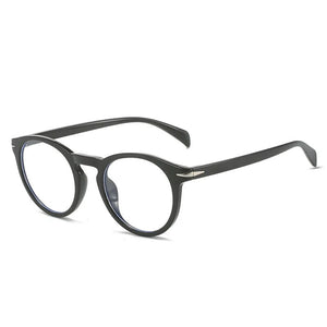 56357 Blue Light Blocking Computer Glasses Women Fashion Tr90 Frame Vintage Round Eyewear Anti Eyestrain Eyeglasses
