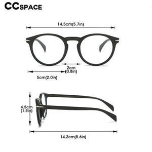 56357 Blue Light Blocking Computer Glasses Women Fashion Tr90 Frame Vintage Round Eyewear Anti Eyestrain Eyeglasses