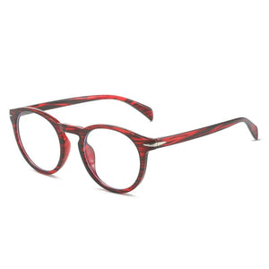 56357 Blue Light Blocking Computer Glasses Women Fashion Tr90 Frame Vintage Round Eyewear Anti Eyestrain Eyeglasses