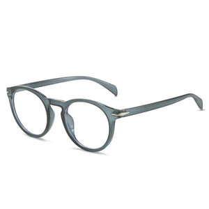 56357 Blue Light Blocking Computer Glasses Women Fashion Tr90 Frame Vintage Round Eyewear Anti Eyestrain Eyeglasses