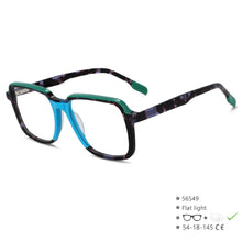 Load image into Gallery viewer, Women Acetate Optical Spectacle Frame Two Color Splicing Men Spring Hinge Glasses Frame