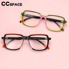 Load image into Gallery viewer, Women Acetate Optical Spectacle Frame Two Color Splicing Men Spring Hinge Glasses Frame