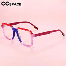 Load image into Gallery viewer, Women Acetate Optical Spectacle Frame Two Color Splicing Men Spring Hinge Glasses Frame
