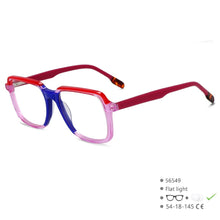 Load image into Gallery viewer, Women Acetate Optical Spectacle Frame Two Color Splicing Men Spring Hinge Glasses Frame