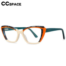 Load image into Gallery viewer, Acetate Glasses Frame Women Optical Prescription Eyeglasses Frame Two Color Stitching Cat Eye Luxury Brand Eyewear