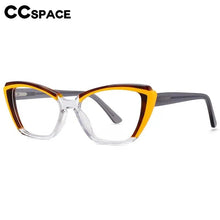 Load image into Gallery viewer, Acetate Glasses Frame Women Optical Prescription Eyeglasses Frame Two Color Stitching Cat Eye Luxury Brand Eyewear