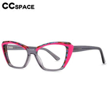 Load image into Gallery viewer, Acetate Glasses Frame Women Optical Prescription Eyeglasses Frame Two Color Stitching Cat Eye Luxury Brand Eyewear