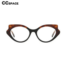 Load image into Gallery viewer, 56571   Acetate Fiber Optical Glasses Frame Women&#39;s  Bicolor Eyes Frame Butterfly Prescription Glasses