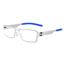 Load image into Gallery viewer, 56713 Men   Ultralight Optical Spectacle Frame Metal Screwless Splicing Glasses Frame Elastic Leg Flat Mirror