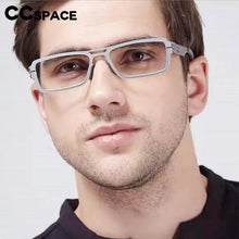 Load image into Gallery viewer, 56713 Men   Ultralight Optical Spectacle Frame Metal Screwless Splicing Glasses Frame Elastic Leg Flat Mirror
