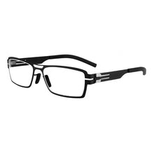 Load image into Gallery viewer, 56713 Men   Ultralight Optical Spectacle Frame Metal Screwless Splicing Glasses Frame Elastic Leg Flat Mirror