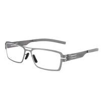 Load image into Gallery viewer, 56713 Men   Ultralight Optical Spectacle Frame Metal Screwless Splicing Glasses Frame Elastic Leg Flat Mirror