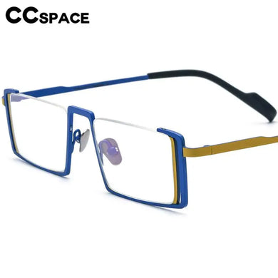 56933 Hollow Out Pure Titanium Spectacle Frame Women Colorful Half-Frame Optical Transparent Eyeglass Frame