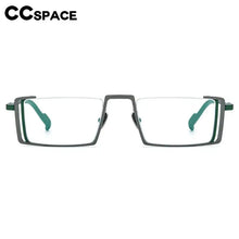 Load image into Gallery viewer, 56933 Hollow Out Pure Titanium Spectacle Frame Women Colorful Half-Frame Optical Transparent Eyeglass Frame