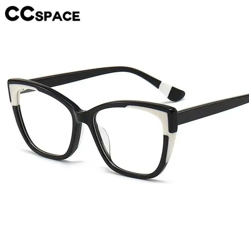 Spring Loaded Spectacle Frames 56940 Retro Acetate Spectacle Frame Lady Spring Hinge Prescription Spe ...
