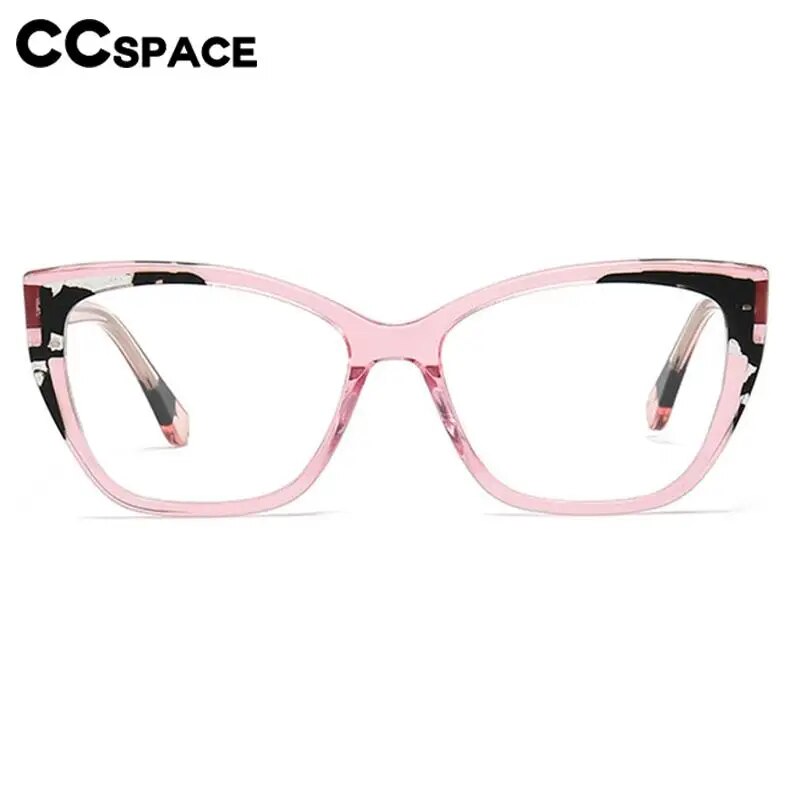 56940 Retro Acetate Spectacle Frame Lady Spring Hinge Prescription Spe ...