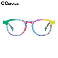 Load image into Gallery viewer, 56973 Men  Acetate Optical Spectacle Frame Women  Colorful Splicing Eyewear Frame Anti Blue Light Computer Glasses