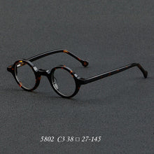 Load image into Gallery viewer, Wood Grain Plate Glasses Retro Round Frame Brand Design Glasses Frame For Men Optic Prescription Eyeglasses