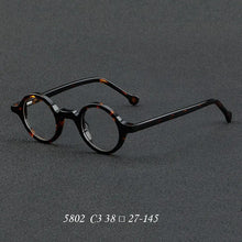 Load image into Gallery viewer, Wood Grain Plate Glasses Retro Round Frame Brand Design Glasses Frame For Men Optic Prescription Eyeglasses
