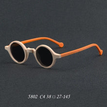 Load image into Gallery viewer, Wood Grain Plate Glasses Retro Round Frame Brand Design Glasses Frame For Men Optic Prescription Eyeglasses