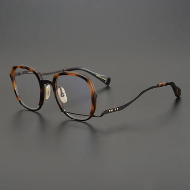 Vintage Designer Titanium Glasses Frame Men Retro Prescription Myopia Optical Eyeglasses Frame Women 2022 Luxury Brand Eyewear