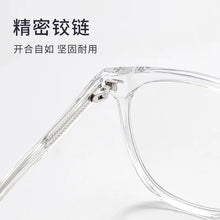 Load image into Gallery viewer, 58mm   Myopia Eyeglass Frame Men&#39;s Casual Large Frame Glasses  Ultra Light TR Frame Prescription Glasses 72038