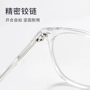 58mm   Myopia Eyeglass Frame Men's Casual Large Frame Glasses  Ultra Light TR Frame Prescription Glasses 72038