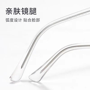 58mm   Myopia Eyeglass Frame Men's Casual Large Frame Glasses  Ultra Light TR Frame Prescription Glasses 72038