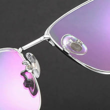 Load image into Gallery viewer, 58mm Ultra clear alloy full frame square eyeglass frame for men and women anti blue prescription eyeglass frame 39209