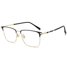 Load image into Gallery viewer, 58mm Ultra clear alloy full frame square eyeglass frame for men and women anti blue prescription eyeglass frame 39209