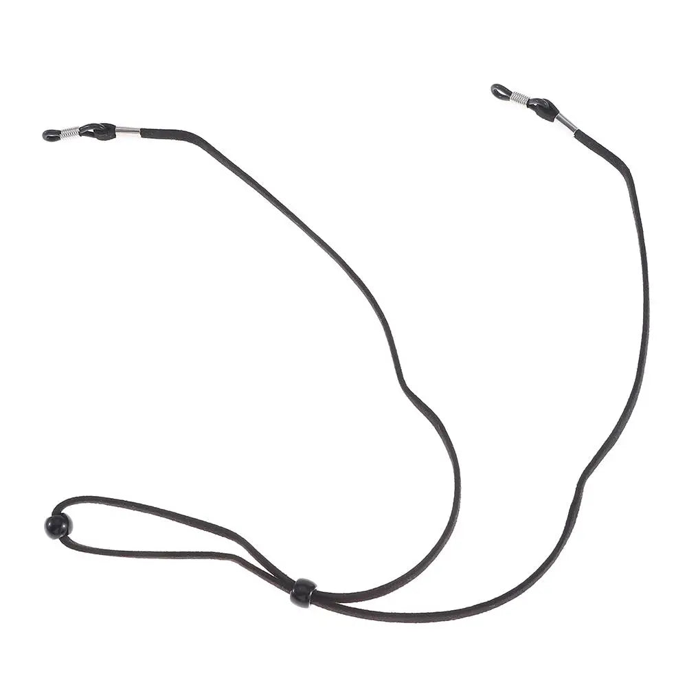 5PCS Black Neck Buckle Lanyard Holder PU Glasses Masks Chain Neck Strap Adult