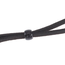 Carica l&#39;immagine nel visualizzatore di Gallery, 5PCS Black Neck Buckle Lanyard Holder PU Glasses Masks Chain Neck Strap Adult