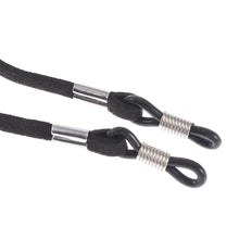 Carica l&#39;immagine nel visualizzatore di Gallery, 5PCS Black Neck Buckle Lanyard Holder PU Glasses Masks Chain Neck Strap Adult