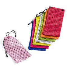 Load image into Gallery viewer, 5pcs Printed Glasses Cloth Bag Dustproof Waterproof Sunglasses Pouches  Soft Cloth Dust Pouch Optical Glasses Carry Bag