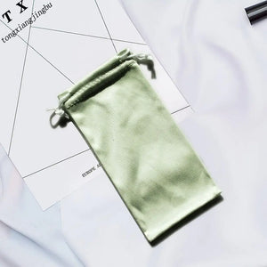 5pcs Printed Glasses Cloth Bag Dustproof Waterproof Sunglasses Pouches  Soft Cloth Dust Pouch Optical Glasses Carry Bag