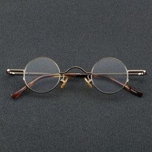 Load image into Gallery viewer, 6801 Ultralight Pure Titanium Round Glasses Frame For Man Women Vintage Optical Myopia Prescription Eyeglasses Frames