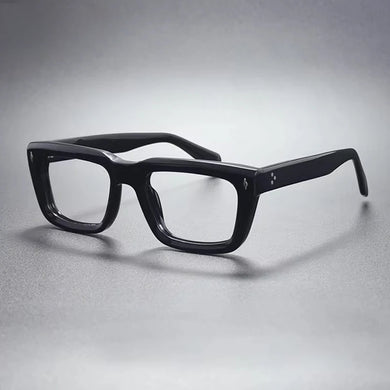 Thicken Acetate Glasses Frame Men Quality Vintage Square Myopia Prescription Optical Eyeglasses Frame Retro Luxury Brand Eyewear