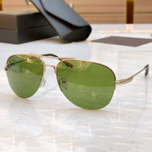 Load image into Gallery viewer, 78ES Pure Titanium Outdoor Double Bridge Sunglasses Oval Men Driving Uv400 Solar Eyeglasses Women Original Quality Eyewear