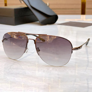 78ES Pure Titanium Outdoor Double Bridge Sunglasses Oval Men Driving Uv400 Solar Eyeglasses Women Original Quality Eyewear