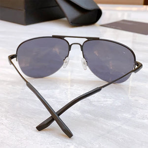 78ES Pure Titanium Outdoor Double Bridge Sunglasses Oval Men Driving Uv400 Solar Eyeglasses Women Original Quality Eyewear