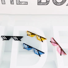 Load image into Gallery viewer, 8 Bit Thug Life Sunglasses Pixelated Mosaic Vintage Funning Sun Glasses Unisex Party Toy Glasses Men Women UV400 Shades Eyewear