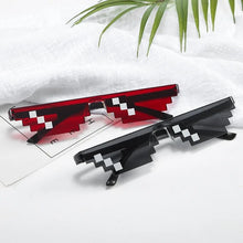 Load image into Gallery viewer, 8 Bit Thug Life Sunglasses Pixelated Mosaic Vintage Funning Sun Glasses Unisex Party Toy Glasses Men Women UV400 Shades Eyewear