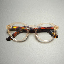 Load image into Gallery viewer, Vintage Acetate Eyeglasses Frame Men Round Ultra Light Handmade Glasses Frame Women Retro Japan Luxury Brand Designer Eyewear