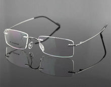 Load image into Gallery viewer, 9 colors Lightest Design Brand Bangni Rimless Non-screw Foldable Leg Pure Titanium Optical Eyeglasses Frame Prescription Glasses