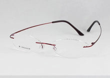 Load image into Gallery viewer, 9 colors Lightest Design Brand Bangni Rimless Non-screw Foldable Leg Pure Titanium Optical Eyeglasses Frame Prescription Glasses